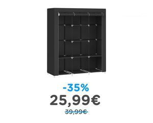SONGMICS Armadio di Tessuto