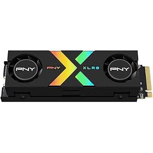 PNY SSD Interno CS3150 RGB 2TB M.2 NVMe con dissipatore
