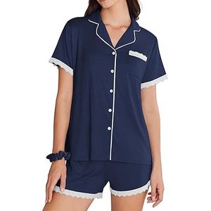 Ekouaer Pigiama Donna Bottoni