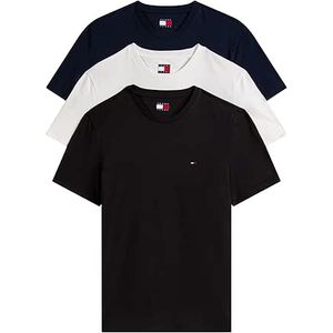 Tommy Jeans T-Shirt Uomo 3 Pezzi in Cotone Multicolore