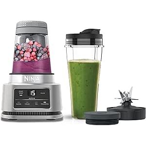 Ninja Foodi Frullatore Power Nutri 2 in 1 1100W 700 ml argentato