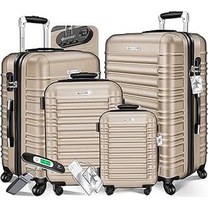 KESSER® Set di 4 valigie da viaggio