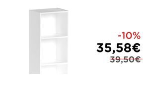 Libreria cubi 3 ripiani legno