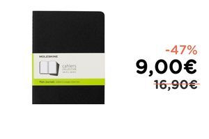 Moleskine Cahier Journal Large Nero Set 3