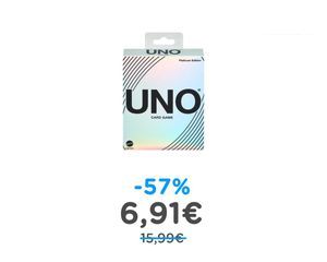 Mattel Games-UNO Giochi di Carte, Colore Platinum Edition