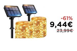 btfarm 2 Pacchi Luci Solari Esterno