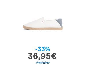 Tommy Hilfiger Uomo Espadrillas Core Textile con Logo