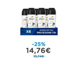 Deodorante Roll On Advanced Care Invisible Dry