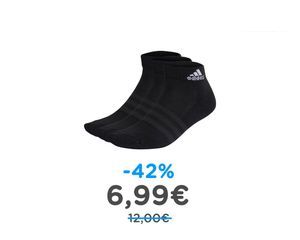 adidas Unisex - Adulto Cushioned Sportswear Ankle Socks 3 Pairs