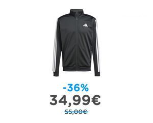 adidas Uomo 3 Stripes Tricot Regular Track Top