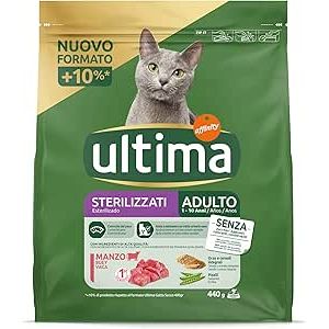 Ultima Gatto Sterilizzato Manzo 440g