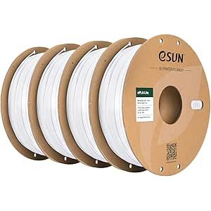 eSUN PLA Lite Filamento 1,75 mm, 4KG Bianco freddo