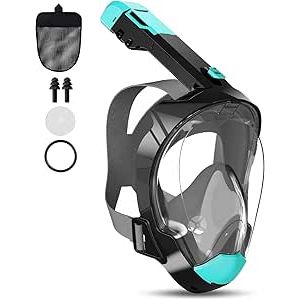 RDDAIPE Maschera Snorkeling Integrale per Adulti S/M