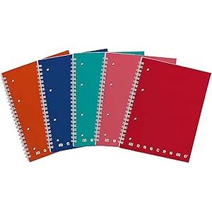 Pigna Quaderni Maxi Spiralati A4 Righe 5 pezzi