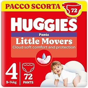 Huggies Little Movers Pannolini Mutandina Taglia 4