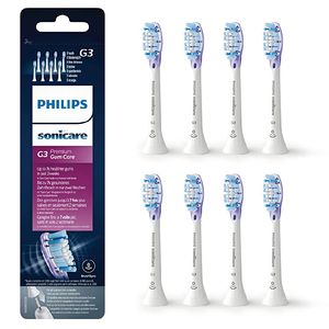 Philips Sonicare Pack da 8 Testine di Ricambio G3 Premium Gum Care