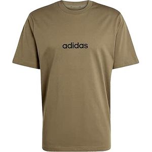 adidas Uomo Essentials Linear Single Jersey Tee