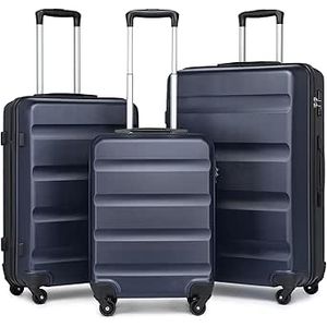 Set di 3 valigie leggere in ABS