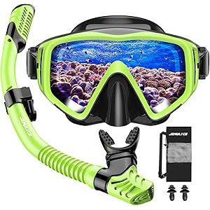 JEMULICE Set per Snorkeling Adulti