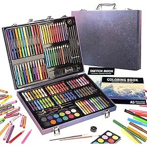 KINSPORY 150 pezzi valigetta colori bambina