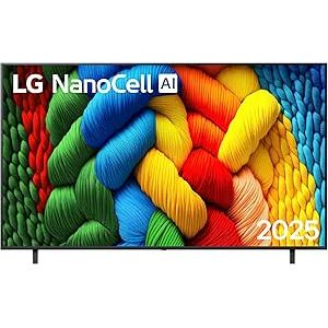 LG NanoCell 75" 4K NANO80 AI 75NANO80A6B