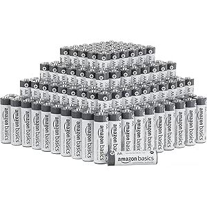 Amazon Basics, 200 batterie alcaline industriali AA
