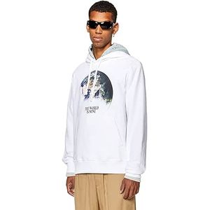 Diesel S-Ginn-Welt-Hood Felpa con Cappuccio Uomo