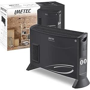 Imetec Eco Rapid Black Termoconvettore 2000W