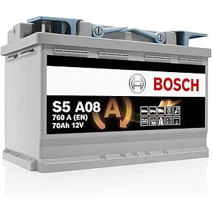 Bosch S5 A08 Batteria Auto AGM 70 A/h