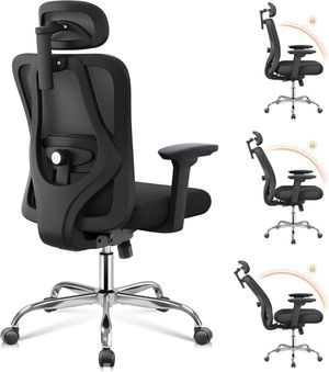 DEVAISE Sedia da Ufficio Ergonomica