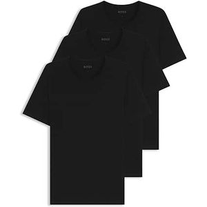 BOSS T-Shirt RN 3p Classic Maglietta, Black 1