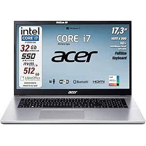 Acer Notebook 17,3 HD+ 1600x900