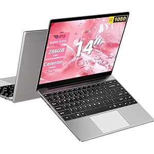 bvate PC Portatile 14 pollici Celeron N4020 256 GB SSD